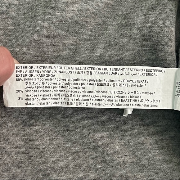 ZARA Just Be Wonderful Gray Full Zip Size 8 Girls Hoodie - Picture 5 of 9